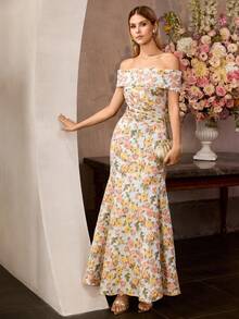 MOTF Soiréza WOMEN'S ELEGANT MERMAID HEM LONG FORMAL DRESS - Multicolor - View 7