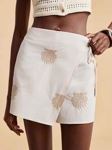 Travachic Quần short nữ màu đen in hoa, thiết kế dệt kim, ống đứng, kiểu Boho, thích hợp cho kỳ nghỉ, tiệc trà chiều, mùa cưới, du lịch biển, du lịch thành phố, kỳ nghỉ Boho, lễ hội âm nhạc, đồ đi biển, lễ Phục sinh, đi biển cho nữ, quần short thanh lịch, kỳ nghỉ, buổi hòa nhạc, kỳ nghỉ nhiệt đới, lễ hội, phong cách Bohemian, cho mùa xuân hè và mùa thu. - Màu Khaki - Xem 4