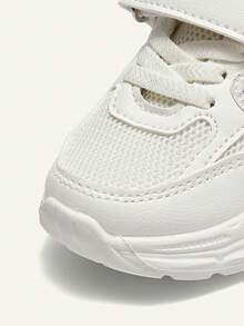 Cozy Pixies A Pair Of Spring And Summer Fashion Versatile Fun Cute White Dad Shoes Soft Sole Flat Bottom Baby Sneakers College Style Outdoor Play Travel Party - White - View 8