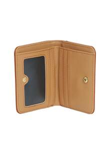 Cavalli Class Women's Bifold Card Holder Wallet Small Brown - 棕色 - 查看 3