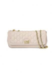 Women's Chain Strap Shoulder Bag Medium Ivory - Ivory - View 1