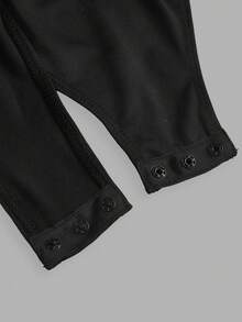 SHEIN EZwear 女士黑白针织吊带连体衣，修身款，夏季 - 彩色 - 查看 11