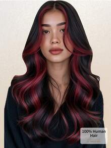 4PCS Straight Clip In Hair Extensions Human Hair, Double Weft Invisible Design With 8 Clips, 99J# Wine Red Premium Remy Hair, 12‑18 Inch, For Full‑Head Volume Boost, Perfect For Women & Girls Daily Wear, Fall Outfits, Halloween And Christmas Holiday - S99J - View 7