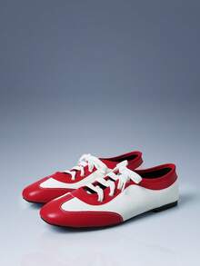 CUCCOO GRLICON 女士系带休闲百搭平底鞋 - 彩色 - 查看 2