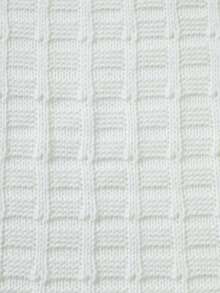 Manfinity Homme Suéter casual de cuello redondo, hombros caídos y manga larga de unicolor para hombres, otoño/invierno - Blanco - Ver 4