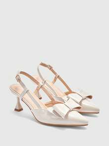 CUCCOO BIZCHIC Women Pumps Spring Shoes - Beige - View 2
