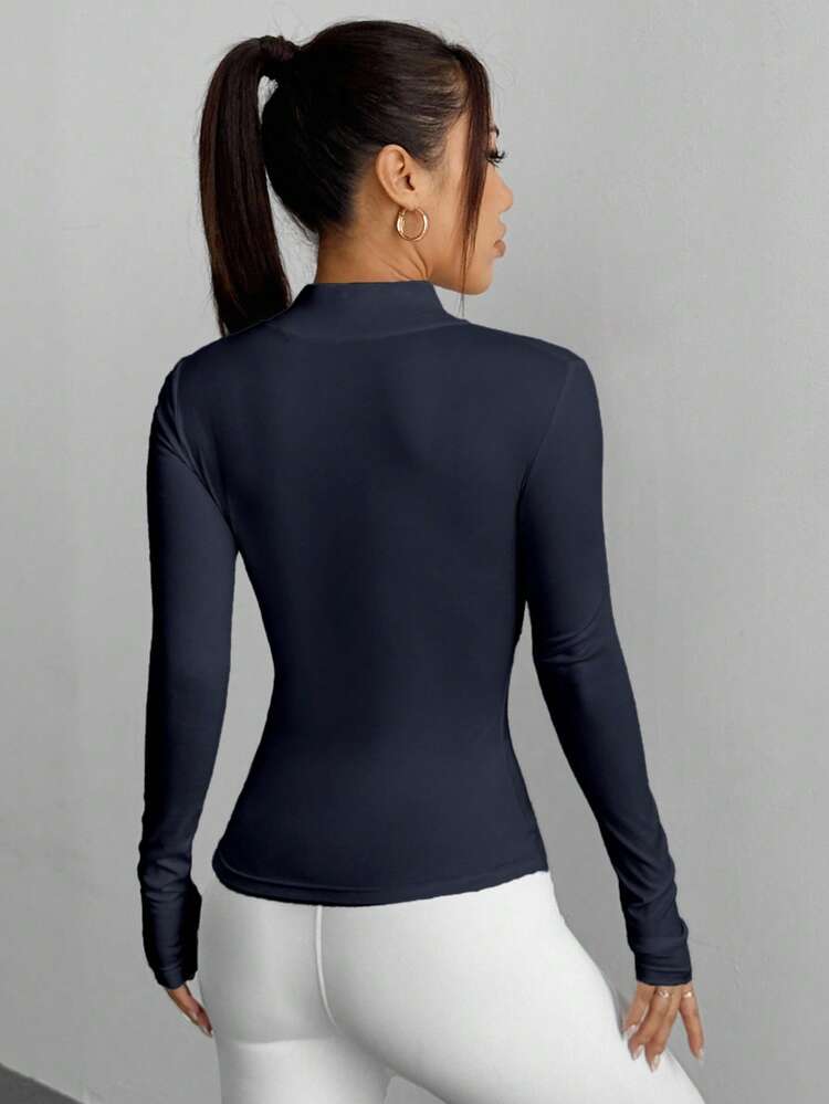 Women's Slim Fit Waist Drawstring Casual Sports Jacket
