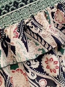 Elamini Đầm ngắn cúp ngực họa tiết Paisley, thích hợp cho kỳ nghỉ thường ngày. - Nhiều màu - Xem 6