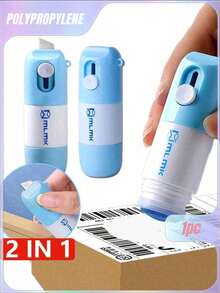 1/3pcs Thermal Paper Correction Fluid, All-In-One Express Waybill Privacy Stamp & Box Opener, Suitable For Thermal Paper Erasure - Multicolor - View 1