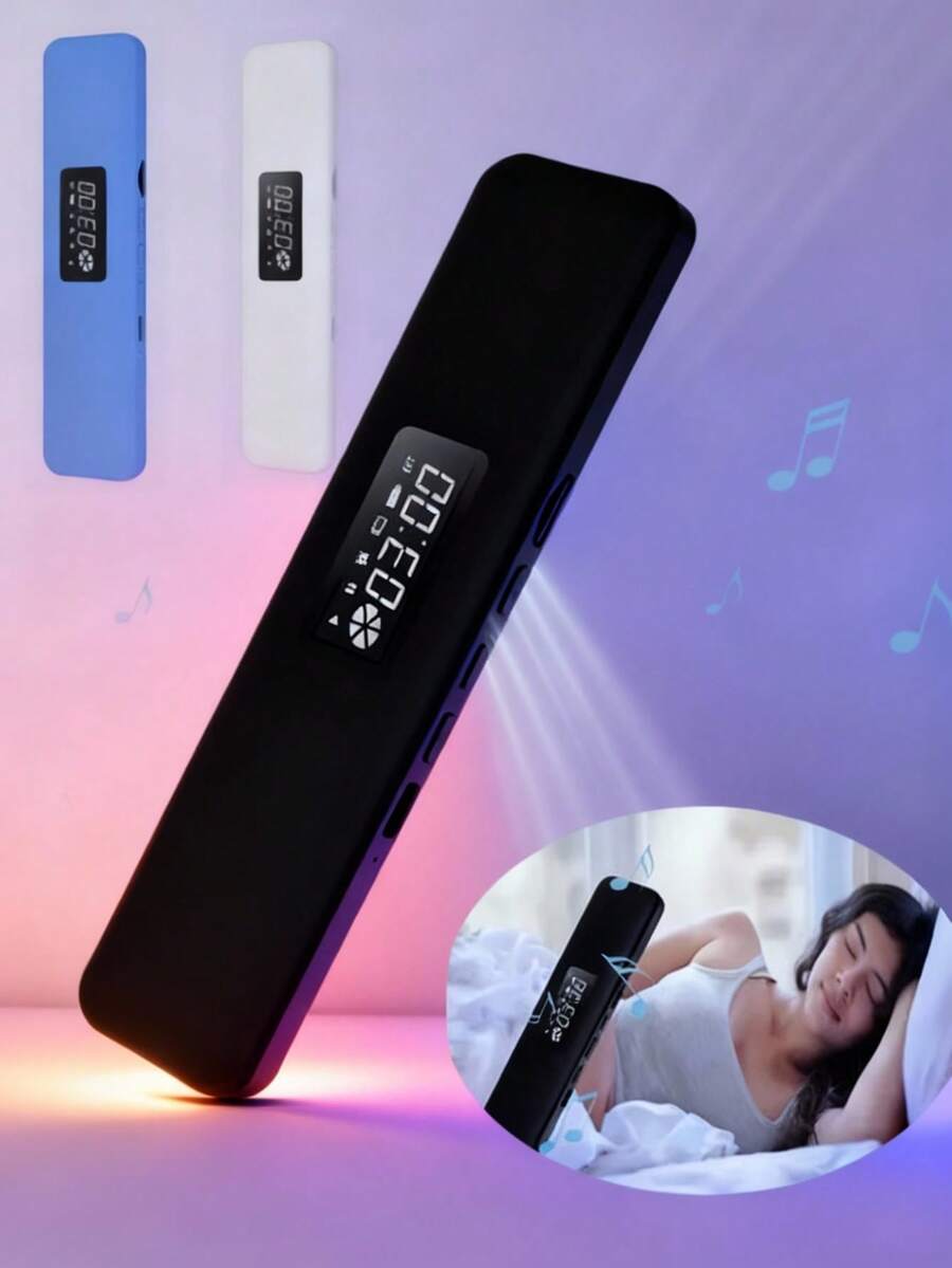 Teckwe 枕头音箱，无线枕头音箱，带骨传导和定时器功能，20小时播放，立体声低音助眠音箱，便携式睡眠音箱 - 彩色 - 查看 1