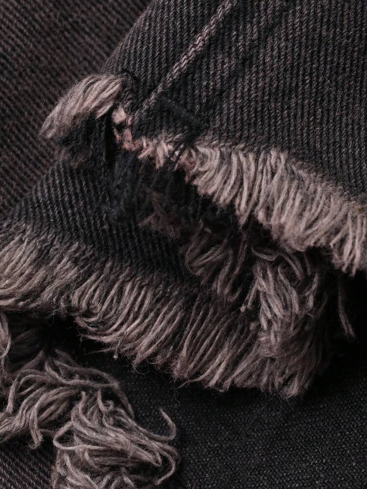 Women's Distressed Wash Denim Shorts Y2k Jorts