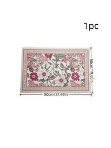 1PC Floral Bath Mat, Non-Slip Bath Mat, Bathroom Mat, Quick Absorbent, Fast Drying, Non-Slip Absorbent Quick Dry, Floral Design, Black & White Camellia Bathroom Mat, Soft Absorbent Mat. Bathroom Floor Mat - Non-Slip Bath Mat, Bathroom Mat, Quick Absorbent, Fast Drying, Non-Slip Absorbent Quick Dry, Non-Slip, Absorbent. Suitable For Kitchen And Bathroom Entrance Mats, Home Bathroom Entrance Absorbent Mat Kitchen Rug - Multicolor - View 14