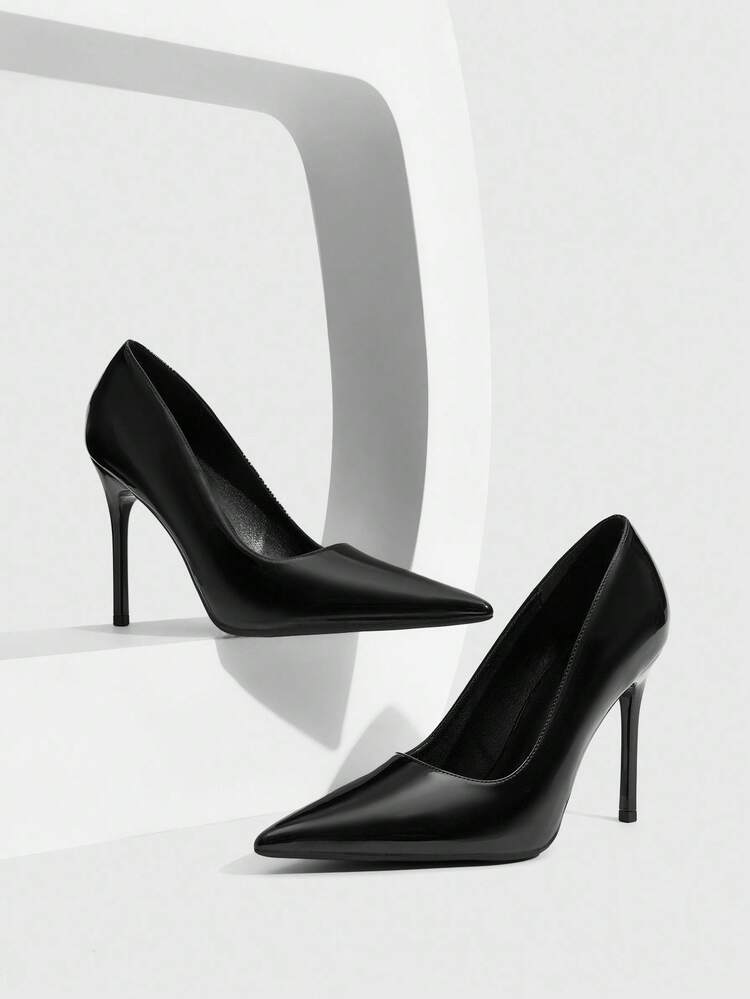 CUCCOO SZL Women Shoes Women's Pointed Stiletto Elegant Elegant Fashion Sexy Black High-Heeled Women's Shoes Shoes Suitable For Parties, Parties, Banquets, Nightclubs And Other Occasions Women's Shoes