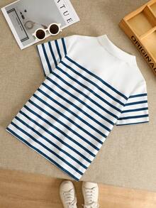 Casuvi Kids 男童休闲百搭数码印花Polo领短袖衬衫，夏季款，1件 - 彩色 - 查看 2