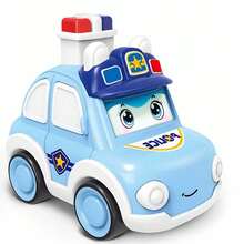 手动按压车辆套装救护车救援消防车系列彩色塑料车身角色扮演学习圣诞生日礼物创意，适合男孩女孩儿童