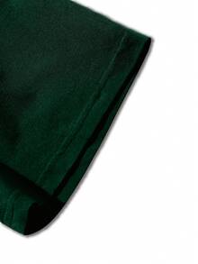 Manfinity Homme Plus Size Men's Letter Embossed Round Neck Short Sleeve Casual Versatile T-Shirt Streetwear Top - Dark Green - View 3