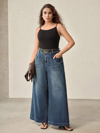 MOTF PREMIUM TOP CAMISERO AJUSTADO DE TALLA GRANDE LISO