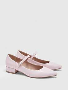 CUCCOO BIZCHIC 简约大方、时尚百搭、休闲通勤女式高跟鞋 - 淺粉色 - 查看 7