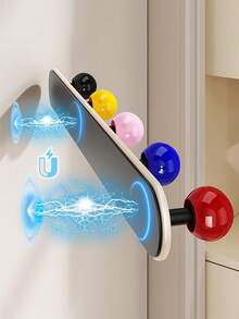 Joivida Gantungan Magnet Dopamin, Gantungan Pintu Tanpa Lubang untuk Rumah, Gantungan Pakaian Dinding, Rak Penyimpanan Gantung - MultiWarna - View 5