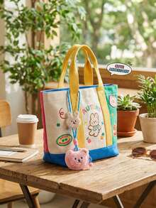 儿童颈挂式零钱包 - 动物吊坠项链袋，婴儿斜挎迷你包 - 彩色 - 查看 3