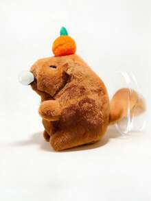 POKOJA LAND Capybara Plush Keychain Toy, Cute Capybara Doll That Can Spit Bubbles And Turn Its Tail, Capybara Soft Toy Pendant Backpack Decoration, Exquisite Gift Choice For Children's Friends - Multicolor - View 5