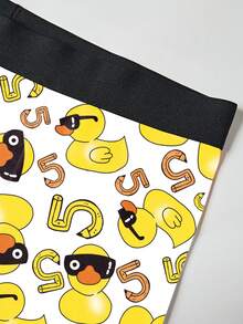 3条装男士印花平角内裤 - 彩色 - 查看 4