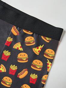 3条装男士印花平角内裤 - 彩色 - 查看 3