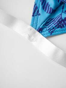 Men's Fashionable Graphic & Letter Print Thong Underwear - Multicolor - View 3