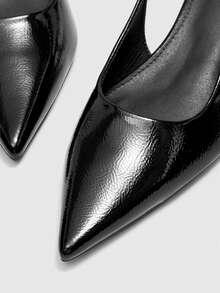 CUCCOO BIZCHIC Women's Pointed Toe Versatile Fashion High Heels For Daily Wear - Black - View 8