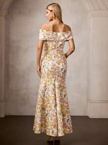 MOTF Soiréza WOMEN'S ELEGANT MERMAID HEM LONG FORMAL DRESS - Multicolor - View 4