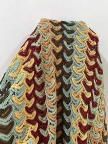 Zestiva 女士夏季沙滩网纱蕾丝印花无袖露背吊带串珠性感紧身度假连体衣 - 彩色 - 查看 7