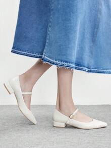 CUCCOO BIZCHIC Đơn giản và thanh lịch, thời trang và đa năng, giày cao gót nữ công sở thoải mái, thích hợp cho việc đi làm vào mùa xuân. - Màu xám nhạt - Xem 3