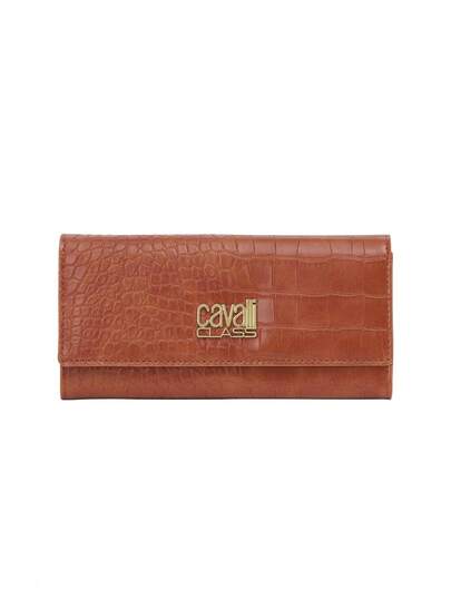Women's Foldable Wallet Large Brown