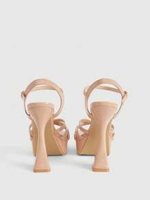 CUCCOO LuxiPop 女士高跟凉鞋 - 漆杏色 - 查看 10