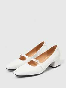 Sleekvia 女士高跟鞋 - 白色 - 查看 2