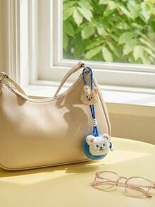 儿童颈挂式零钱包 - 动物吊坠项链袋，婴儿斜挎迷你包 - 彩色 - 查看 2