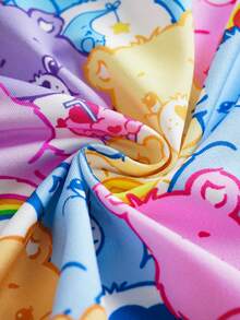SHEIN X Care Bears 1pc Men's Cartoon Bear Pattern Colorblock Trim Briefs - Multicolor - View 4