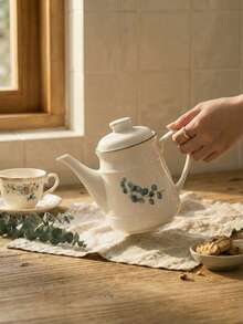 Cirelle Ceramic Kitchen Cruet - Lidded Oil & Vinegar Bottle Set For Countertop, Minimalist Soy Sauce Pot & Seasoning Dispenser - Multicolor - View 2