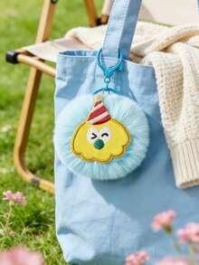 POKOJA LAND Creative Fluffy Keychain Pouch, Ins Style Bag For Keys, Earphones - Multicolor - View 2