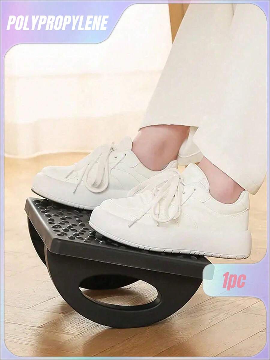 1 件/2 件防滑半圆形桌下脚凳，带摇摆功能，适用于办公室和学校