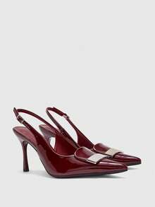 CUCCOO BIZCHIC Women Pumps Valentine's Day - Burgundy - View 6