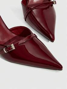 CUCCOO SZL 女士高跟鞋 - 酒紅色 - 查看 6