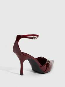 CUCCOO SZL 女士高跟鞋 - 酒紅色 - 查看 8