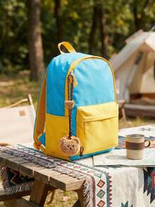 儿童颈挂式零钱包 - 动物吊坠项链袋，婴儿斜挎迷你包 - 彩色 - 查看 7