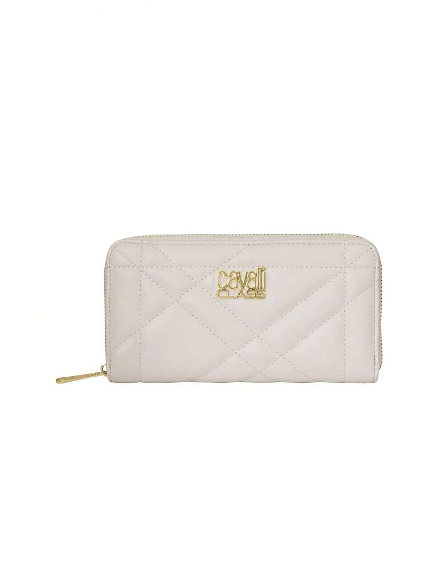 Women's Zip Around Wallet Small White - Ivory - View 1