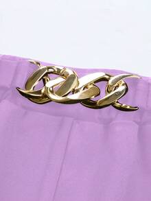 SOLERSUN Quần ống rộng màu trơn dành cho nữ cỡ lớn, có chi tiết thắt lưng, kiểu dáng phù hợp mọi mùa, dự tiệc, đi hòa nhạc, đi làm hàng ngày, lễ hội âm nhạc, lãng mạn, ngày Valentine, kỳ nghỉ. - Màu tím hoa cà - Xem 7