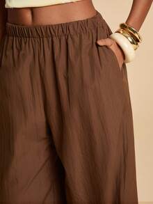 Travachic Quần dài đến mắt cá chân nữ màu trơn, chất liệu vải dệt họa tiết, cạp chun, thích hợp cho kỳ nghỉ xuân, tiệc tùng, đi biển, mùa xuân, ngày Valentine, quà Valentine cho nữ, trang phục lễ hội, thanh lịch, họa tiết hoa, lễ hội, từ xuân sang hè, tiệc tùng, quần mùa hè, quần ngày Valentine, quần dự đám cưới cho nữ, quần sinh nhật, quần dự tiệc, quần thanh lịch cho nữ, quần mùa hè, trang phục lễ hội, quần kiểu Mexico, quần boho cho nữ, quần phồng. - Cà phê nâu - Xem 7