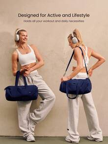 GLOWMODE 16L Max Large Capacity Carry Dual-Strap Duffle Zippered Bag Daily Active Casual - dark blue - View 3