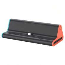 Teckwe Switch 2 遊戲主機 TV 接駁底座，附 Type C/USB 接口、USB 3.0 快充底座支架 - 彩色 - 查看 9