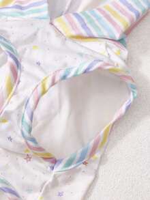 PETSIN Pet Autumn New Item Dog Hooded Vest Rainbow Western-Style Cat Teddy Bear Gradient Universal Thin Clothing - Blue - View 5